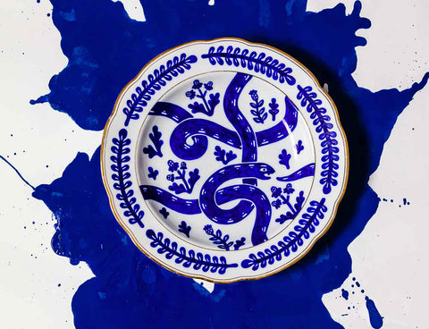 Assiette Le Serpent et le Crabe