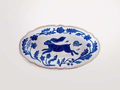 Ravier Le Lièvre et la Tortue